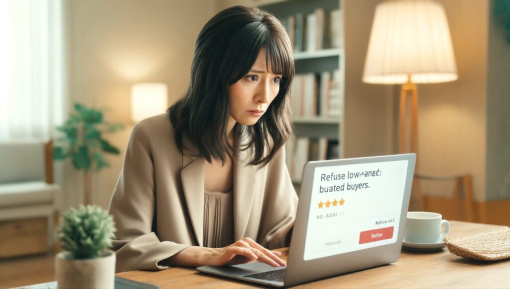 評価数が少ない人はお断り！としてるユーザーの理由